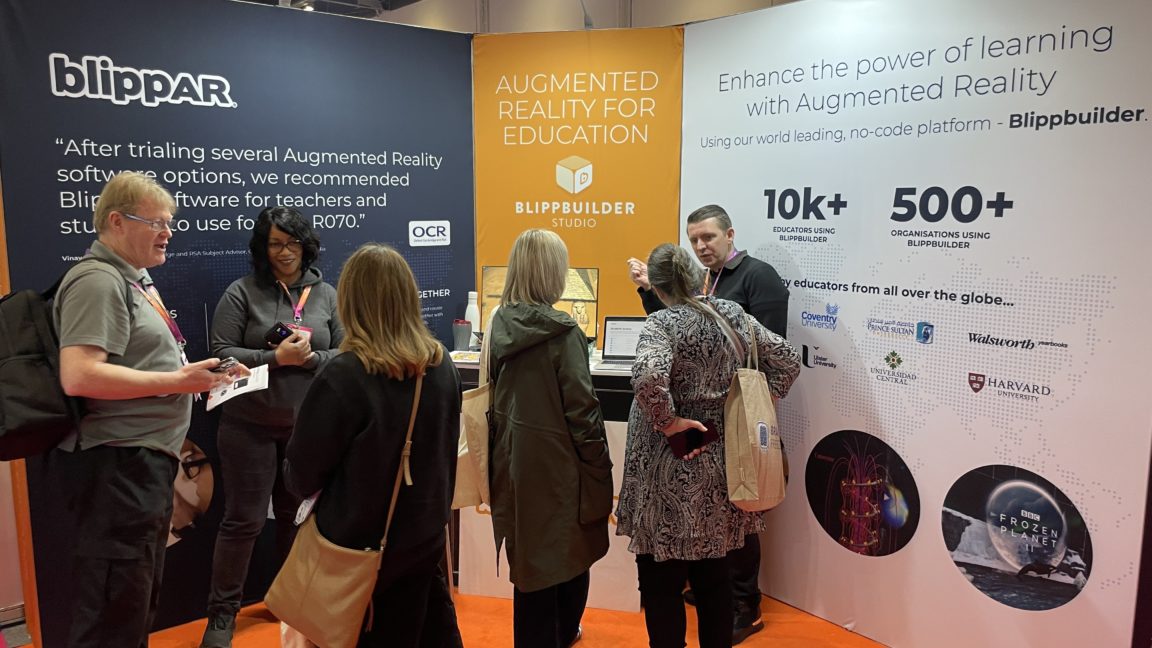 Blippar showcases AR for education at Bett 2025