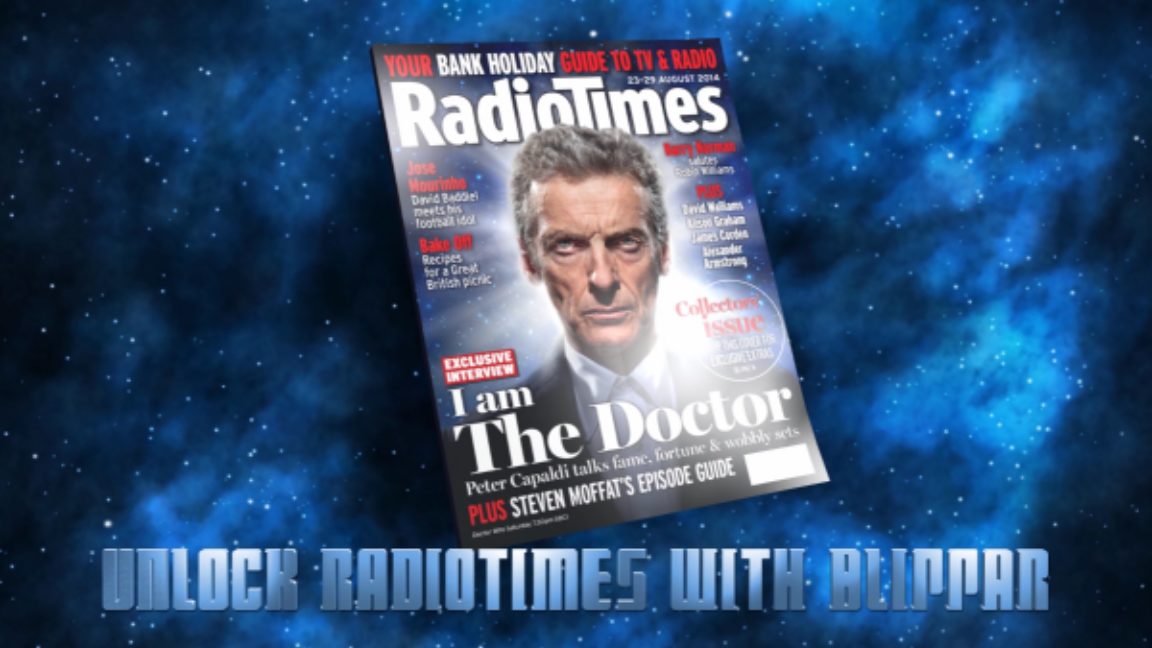 Blippar in the news: blippable Radio Times cover